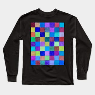 Color Squares Long Sleeve T-Shirt